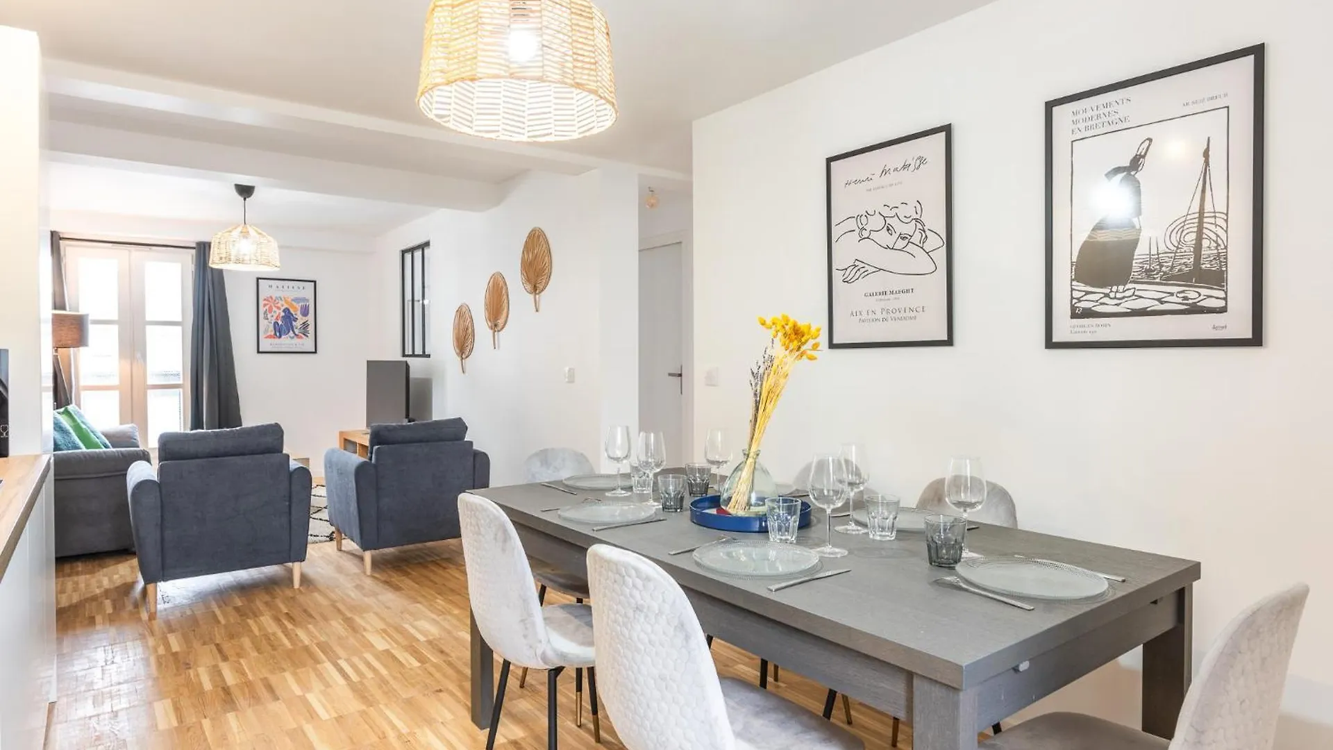 Design Apartment - 6 Guests - Buttes Chaumont Paris 0*,  France